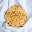 Set of 6 Game of Thrones Houses Wooden Coasters - Handmade Gift - Housewarming - Wood Kitchenware