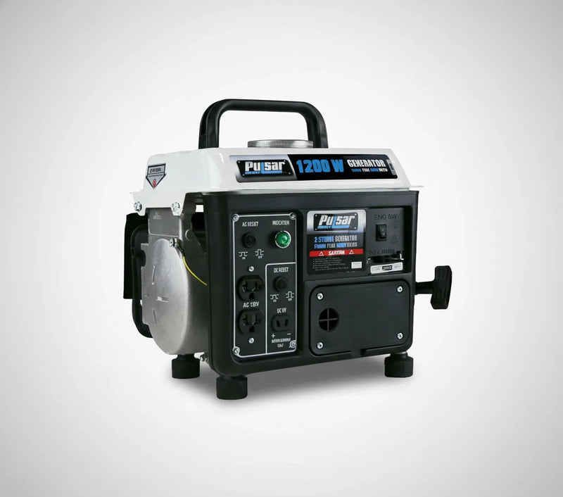 Pulsar PG1202SA 1200 Watts Portable Gasoline/Oil 2-Stroke Generator